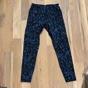 Sweaty Betty Black and Navy Power Leggings